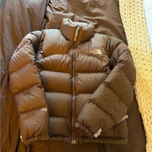 The North Face Brown Nuptse 700 Puffer Jacket